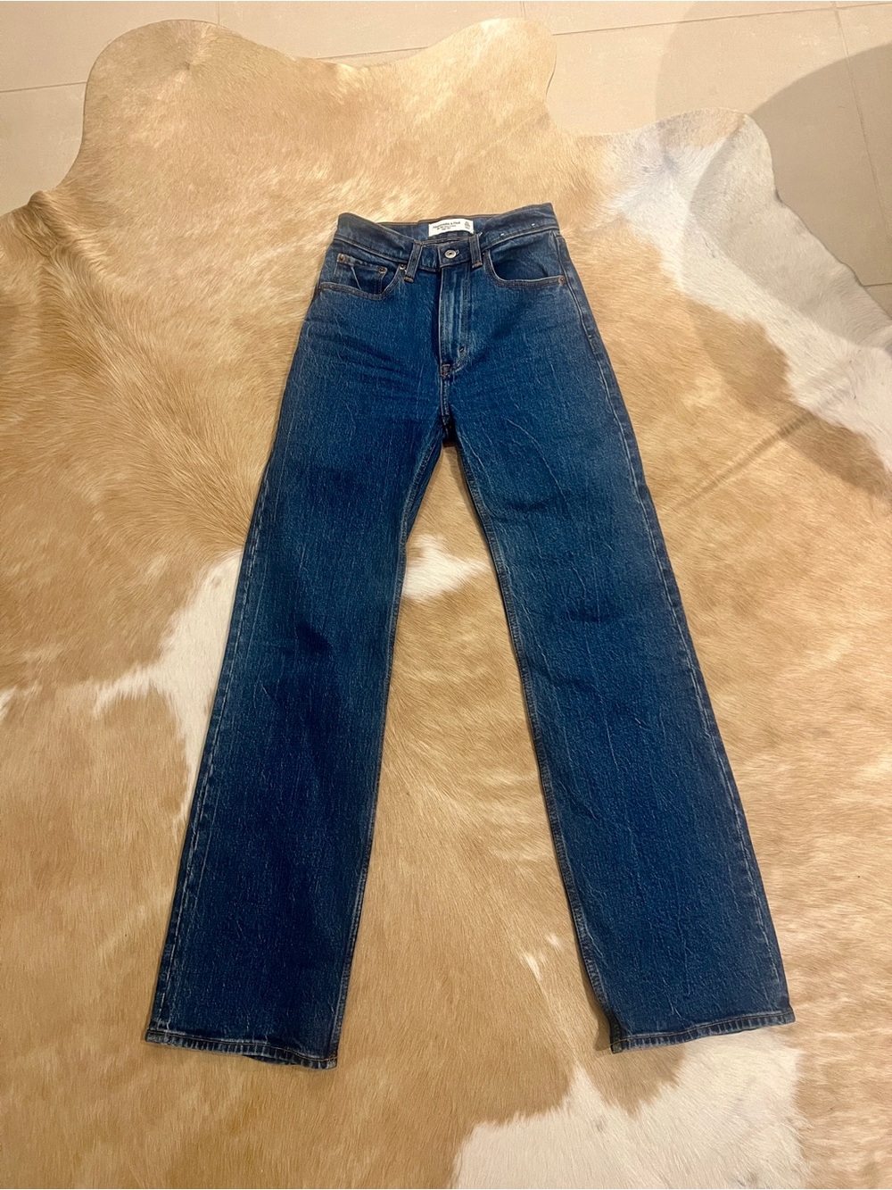 Abercrombie & Fitch Women's Boot Cut Jeans - Dark Blue